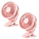 thumbnail image 2 of Mini Ventiladores Portatiles MiniBreezePink 2Pzas 4"Ø Rosa USB 5V 3 Velocidades Ventiladores de Escritorio. VentDepot MXZEP-002, 2 of 2