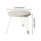 thumbnail image 3 of Pisexur Batería de cocina Mesa pequeña plegable para sofá, mesa auxiliar móvil, mesa redonda pequeña, mesa de comedor pequeña para el hogar, mesa de exterior para el para la cocina del hogar, 3 of 6