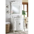 thumbnail image 4 of Benton Collection 36" Classic Antique White Bathroom Vanity with White Marble Top, 4 of 6