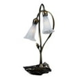 thumbnail image 7 of Meyda Tiffany 13064 Blue Pond Lily - 2 Light Accent Lamp   Mahogany Bronze Finish with Blue Glass, 7 of 7