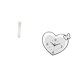 thumbnail image 5 of Lámpara De Pie Para Sala De Estar Con Pantalla De Reloj De Pared En Forma De Corazón, Acrílico, Diseño Creativo Decorativo, Movimiento Silencioso Para Sala De Estudio, Cafetería Y Oficina., 5 of 8