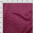 thumbnail image 2 of oneOone Polyester Lycra Fabric Leaves & Flower Floral Printed Fabric 1 Yard 56 Inch Wide, 2 of 4
