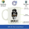 thumbnail image 2 of Mom Life Mug Top Bun Getting It Done Mom Mug Funny Gift For Her Mom Boss Working Mom Birthday Gift For Her Mother's Day Gift, Ceramic Novelty Coffee Mugs 11oz, 15oz Mug, Tea Cup, Gift Pr, 2 of 4