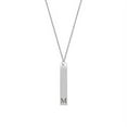 thumbnail image 2 of Anavia Personalized Initial Name Necklace Gift for Her Silver Stainless Steel Women's Vertical Bar Pendant Gift for Fiancee Mom Girlfriend Name Necklace Free Jewelry Box Ships Next Day, 2 of 11