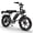 V8 Black, variant on Hipatoo 26" Electric Bike 500W 20MPH E-bike, 36V 10.4Ah Battery, Ebike for Adults, E Bike UL2849