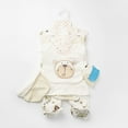 thumbnail image 2 of Splozh Baby Layette Sets Unisex Baby Layette Gift Set for Boys or Girls Unisex 8PCS Jumpsuit+Top+Pant+Bib+Hat+Socks Gift Sets Baby Clothes Must Have White,0-3 Months, 2 of 4