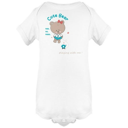 

Cute Bear With Elephant Toy Bodysuit Infant -Image by Shutterstock Newborn