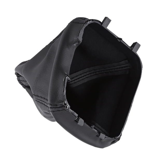 Gear Shift Shifter Boot Cover, PU Dust Gear Shift Boot Gaiter Cover Replacement for Car MK7, Black