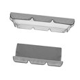 thumbnail image 4 of Juego de 2 fundas para columpio: toldo grande, impermeable y de primera calidad. Gris, 4 of 8