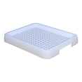 thumbnail image 3 of koolsoo Rabbit Litter Tray Rabbit Toilet Portable with Grate Double Layer Guinea Pig Litter Pan Bunny Potty for Small Animals Ferrets White, 3 of 9