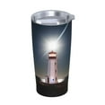thumbnail image 2 of Kll Peggy'S Cove Lighthouse Stainless Stainless Steel Vacuum Insulated Coffee Cup 20 Oz Lids And Straws,1 Metal Straws,1 Cleaning Brush, 2 of 9