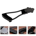 thumbnail image 1 of OHOIOLLA Bridge Tailpiece Metálico Negro Para Guitarra De 6 Cuerdas Con Acabado Resistente Y Compacto, 1 of 6