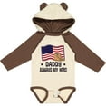 thumbnail image 3 of Inktastic Military Daddy Always My Hero Boys or Girls Long Sleeve Baby Bodysuit, 3 of 5