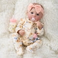 thumbnail image 3 of 17 Inch Realistic Newborn Toddler Reborn Dolls Lifelike Girl Real Life Baby Soft Body Dolls with Clothes Pacifier Clips Accessories,For Kids Birthday Gift, 3 of 7
