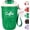 Green, variant on 12 oz Coffee Vacuum Flask, 316 Stainless Steel Insulated Travel Mug with Lid and Handle for Hot Cold Drinks, Camping, Home and Office
