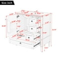 thumbnail image 2 of Harper & Bright Designs 30" Bathroom Vanity Sink Combo, Bathroom Storage Cabinet with Drawers, Single Sink Bathroom Vanity, Grey, 2 of 13