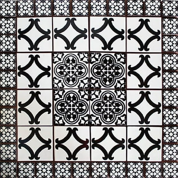 Capella Mexican Tile Set Backsplash Mural