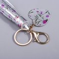 thumbnail image 4 of HSHDLDF Women Leather Tassels Keychain Car Circle Key Rings Gift Bag Hanging Buckle, 4 of 4