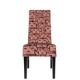 thumbnail image 2 of Dining Chair Back Cover, Water Washing, Disassembly Chair Sleeve Sliding Cover Protective Cover-Brown Dog Family Pattern Chair Protectors Seat Covers, 2 of 8