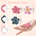 thumbnail image 3 of METEOROCK Hawaiian Hair Flower Claw Clips, 6 ct, 3 of 6