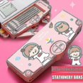 thumbnail image 4 of Multifunction Pencil Case Stationery Organizer Box Cute Pattern School Supplies, 4 of 4