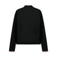 thumbnail image 4 of Doomiva Kids Girls Figure Skating Rhinestones Jackets Athletic Jacket Sweatshirts Ice Skating Gym Training Tops Pink 16, 4 of 5