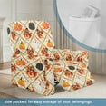 thumbnail image 3 of HELLHERO 1 Cushion Reclining Chair Cover Turkey Print Lazy Boy Recliner Covers That Stay in Place with Storage Pockets, Home Decor for Thanksgiving, Orange, 3 of 8