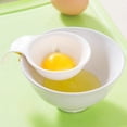 thumbnail image 2 of 2 separadores de yema y clara de huevo reutilizables, herramientas de cocina, prácticos separadores de huevos para hornear y cocinar., 2 of 6