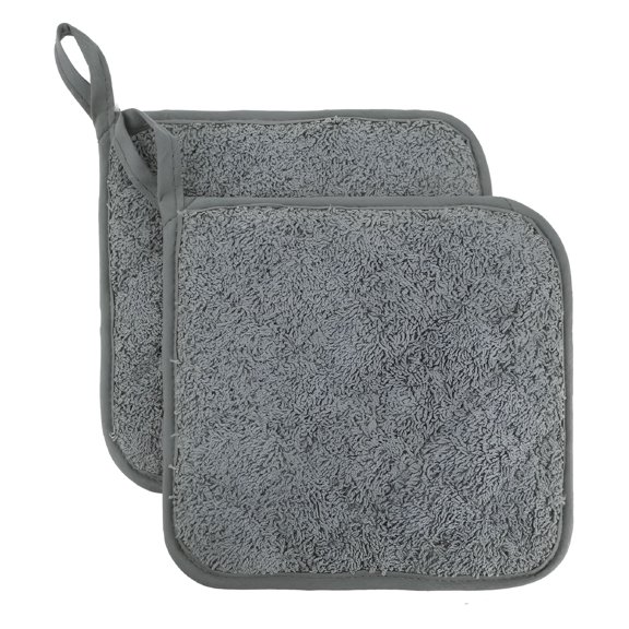 ACDANC 2026 New 2-Pack Cotton Terry Pot Holders for Kitchen Cooking and Baking, for Handling Hot Pots, Pans, Bakeware, Grilling, Oven Use, Outdoor Cooking, and Kitchen Prep
