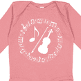 thumbnail image 4 of Inktastic Violin Gift for Violinist Boys or Girls Long Sleeve Baby Bodysuit, 4 of 5
