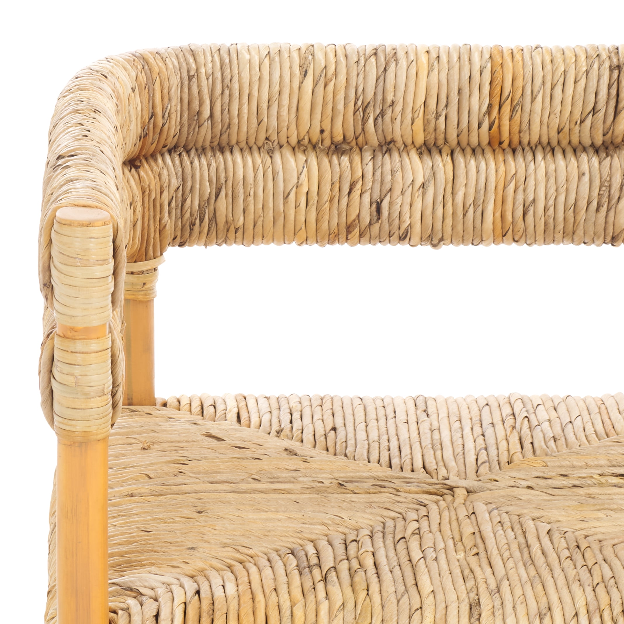Safavieh Couture Elexa Banana Weaving Bench, Natural