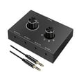 thumbnail image 4 of 3.5mm Audio Switch Professional Output Stereo AUX Audio Selector Compact, 4 of 8