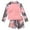 Red, variant on REDARER Girls' 2-Piece Rash Guard Set – Tropical Leaf Print , Long-Sleeve UV Protection Swimwear,9-10 Years