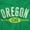 Irish Green, variant on Oregon OR Distressed Student Men's Graphic T Shirt Tees Brisco Brands S