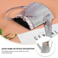 thumbnail image 5 of COSMOBETTY Home Decorative Flower Holder 1Pack Iron Grey Flowerpot for Office 11.4x5.9x1.8in, 5 of 8