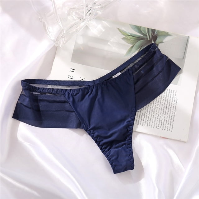 Bragas FINETOO G-String para mujer, ropa interior con perspectiva sin costuras, ropa interior transparente para mujer, lencería íntima para niñas, M-XL Tan Jianjun unisex