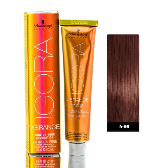 Schwarzkopf Professional Igora Viviance/Vibrance Tone-on-Tone Coloration ( 4-66 Medium Brown Chocolate Extra)