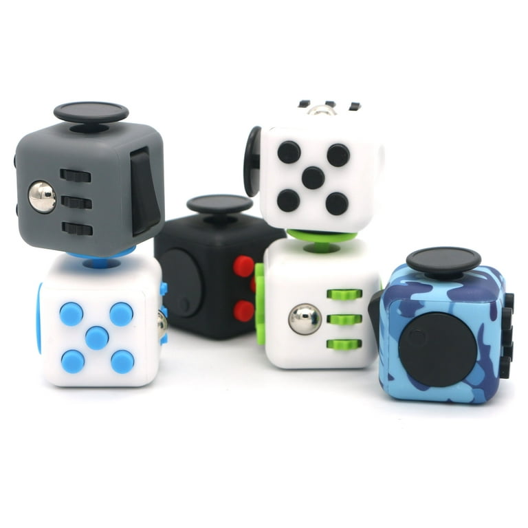 Appash Fidget Cube Stress Anxiety Pressure Relieving Toy Great for Adults  and Children[Gift Idea][Relaxing Toy][Stress Reliever][Soft Material]