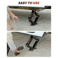 thumbnail image 6 of Kohree 24" 9500lbs RV Trailer Stabilizer Leveling Scissor Jacks with Crank Handle and Drill Bit,Set 2, 6 of 8