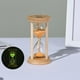 thumbnail image 1 of Reloj de Arena de Madera con Arena Fluorescente - Temporizador de 3 Minutos para Cepillarse Los Dientes, Reloj de Arena Decorativo para Cocinar, Hornear, Escritorio, Habitación Infantil - Naranja y A, 1 of 7