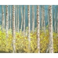 thumbnail image 2 of Johnson, Walt 17x15 Black Ornate Wood Framed with Double Matting Museum Art Print Titled - Golden Birchwood, 2 of 4