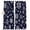 Navy, variant on Black Christmas Snowflakes Blackout Curtains for Bedroom/Living Room, Pinch Pleated Black Out Curtains, Xmas Winter Modern Room Darkening Window Drapes with Hooks 2 Panels, 39"x70"