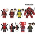 thumbnail image 2 of KEVCHE 8Piezas 5cm Juguete Deadpool Figura de Deadpool Bloques, Figuras Deadpool Figures Figuras de Accion Juguetes Figuras de Coleccion Regalos de Navidad B, Juguetes Regalos para Niños, 2 of 3