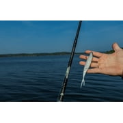 Yamamoto 6 Hinge Minnow – Green Pumpkin Black Flake