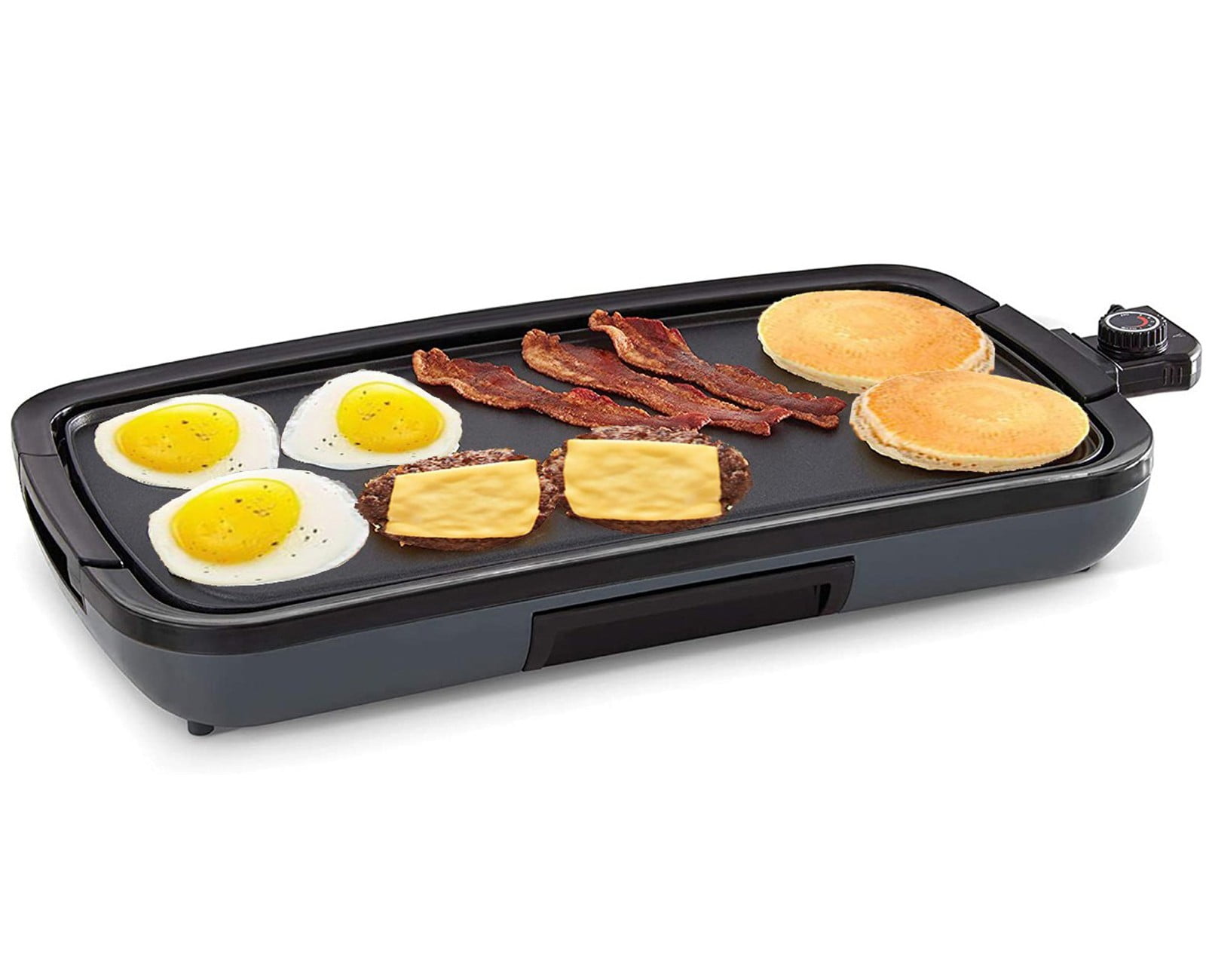  Maconee 10inch Round Metal Crisper Pan, Gray, Non-stick and  Dishwasher Safe, Great for Bacon, Scram Eggs, Reheating Pizza, Fries,  Frozen Hamburger Patties and more : MACONEE: Home & Kitchen