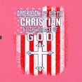 thumbnail image 6 of Wild Bobby, American by Birth Christian by The Grace of GOD Inspirational/Christian Women Slim Fit Junior Tee, Hot Pink, Small, 6 of 6