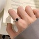 thumbnail image 2 of Nuevo en Plata de Ley 925, anillos ajustables irregulares de cristal redondo para mujer, joyería de boda, joyería al por mayor, dinero 925, 2 of 2