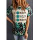 thumbnail image 5 of ABPHQTO Camiseta de cuello redondo con estampado de leopardo Bleach HOWDY para mujer, 5 of 5