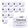 thumbnail image 1 of COLORWING a30256 Label Compatible with Dymo 30256 (2-5/16" x 4") LW Large White Shipping Labels 59 mm x 102 mm for Label Writer 450 Twin Turbo and Rollo Printers, 12, 1 of 8