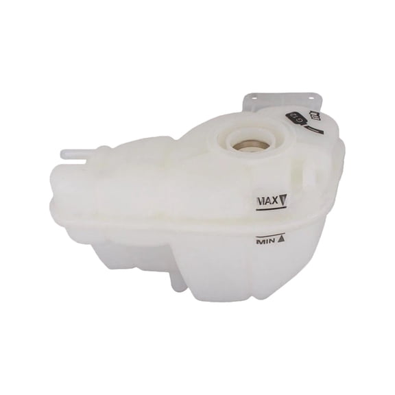 Radiator Coolant Reservoir Expansion Tank For Audi A8 Quattro 4.2L 2004 2005 2006 2007 2008 2009 2010, Coolant Overflow Tank Replacement 4E0121403C-With Cap-White